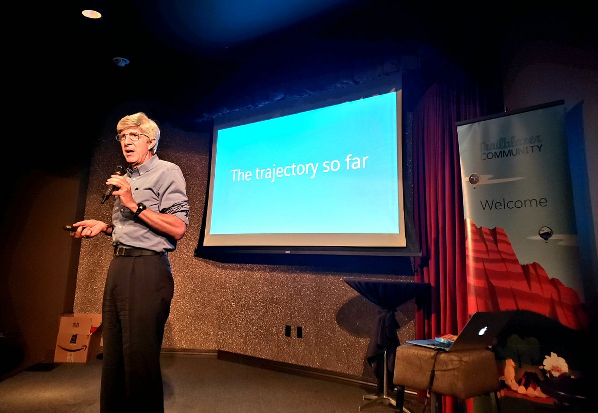 joannaiturbe's tweet photo. My fave quotes from each #Daydreamin5280 @petercoffee 
'16: Someday you"ll be hacked. Design for that day
'17: The "cloud" does not equal centralization/cost reduction
'18: If everyone likes the idea it's probably not a "revolution"
'19: This is the flashlight era of connectivity https://t.co/UYp7dd0JMB