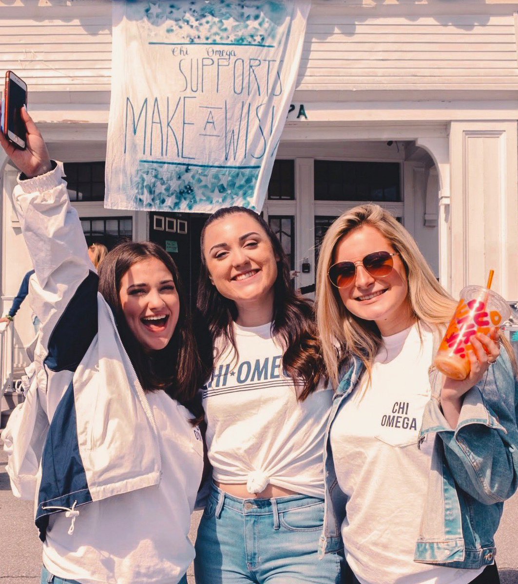 ChiOmegaXiBeta's tweet photo. For our philanthropy, we raise money and awareness towards the Make A Wish Foundation! In the past we have held 2 major philanthropy events: “Wicked for Wishes” in the fall, a haunted house open to anyone on campus, and “Wiffle for Wishes” in the spring a wiffle ball tournament! https://t.co/bcHi8IxXZM