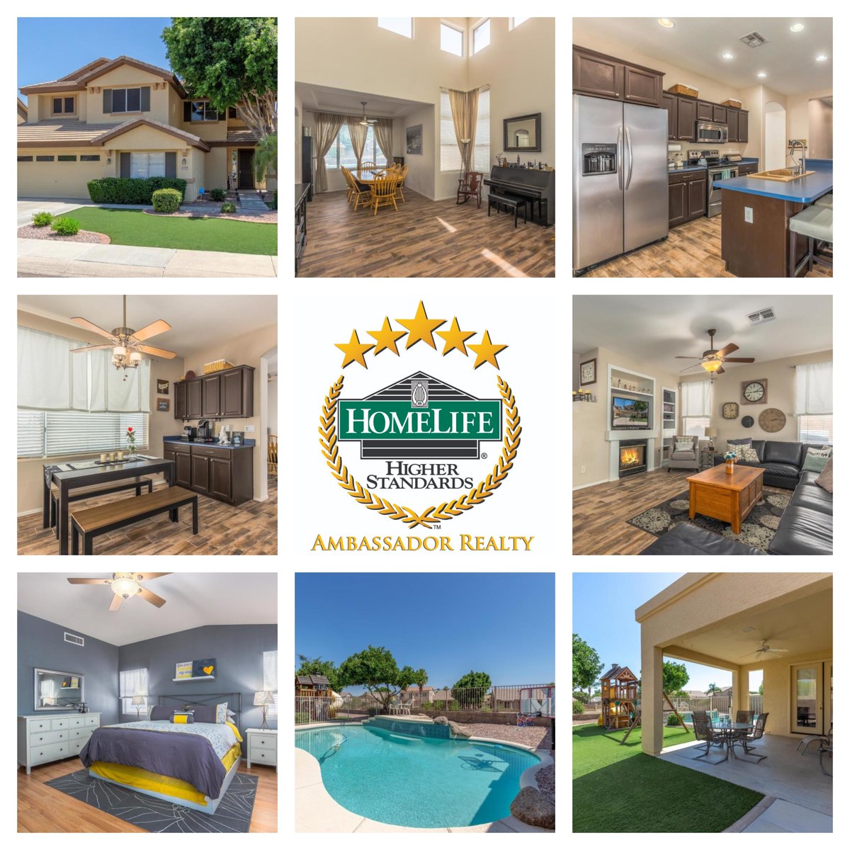 HomeLife_AZ's tweet photo. Terrific 5 Bedroom Home in Arrowhead area. Over 2700 sq ft that offers new exterior paint, wood flooring, fireplace, pool &amp; more! Call us for 623-322-8302 or visit https://t.co/f77hAXU0F3
#homeforsale #realestate #realtors #HomeLifeAmbassador #GlendaleAZ #GreenAndGoldGotItSold https://t.co/QDojBW0Wqc