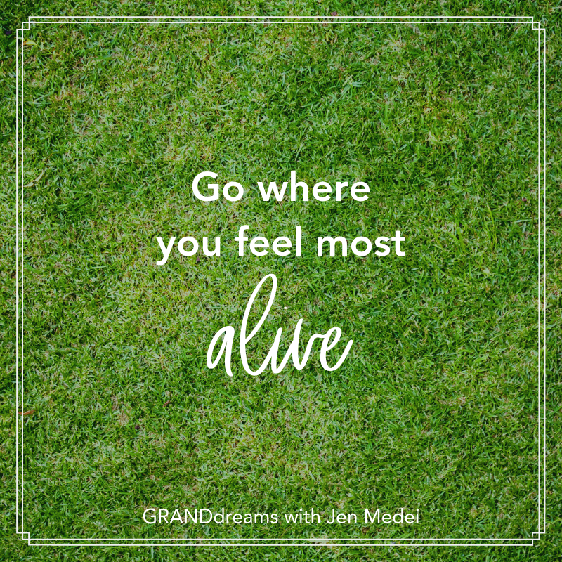 MedeiJen's tweet photo. Where do you feel most alive? #GRANDdreams #jenmedei #alive https://t.co/olH3oIIZUl