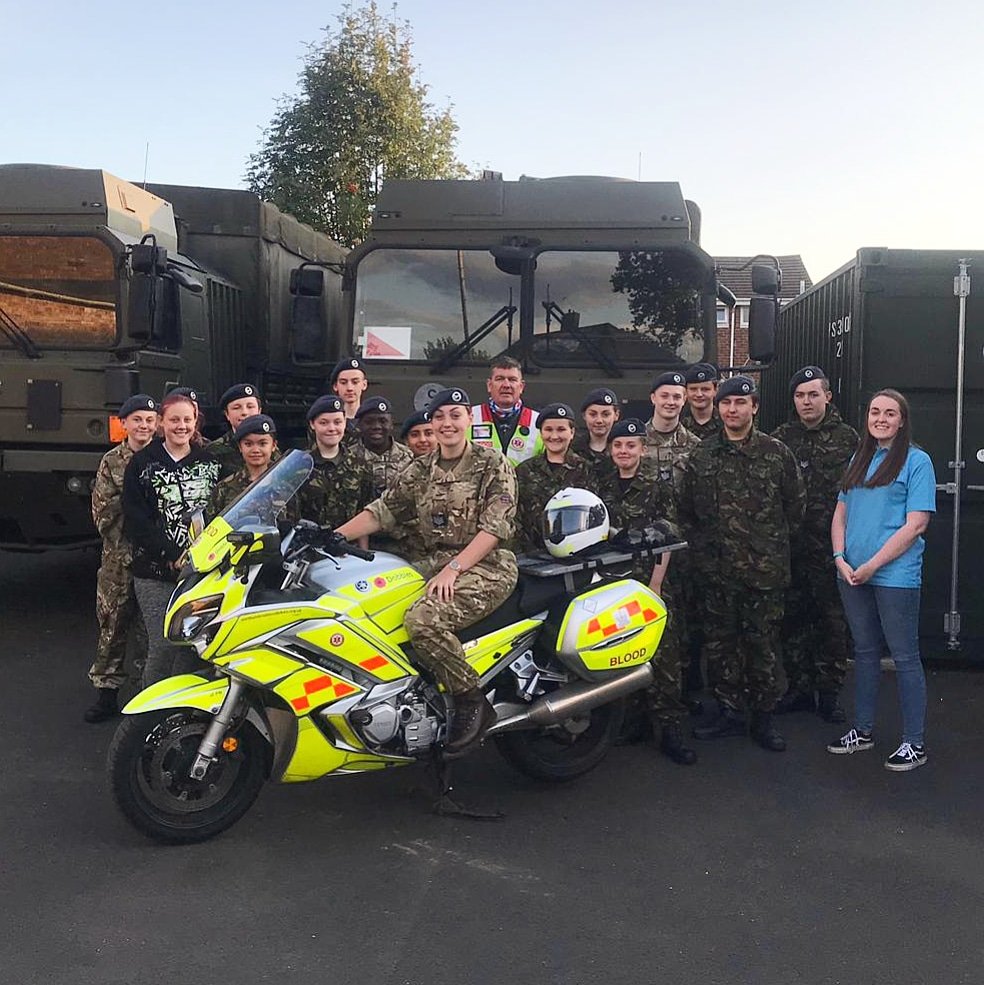 1027Squadron's tweet photo. A huge thank you to John from Blood Bikes for visiting us tonight and telling us all about what they do! Blood bikes provide a vital service and it was fantastic hearing all about it! 😁 https://t.co/JFrDzDpdfd