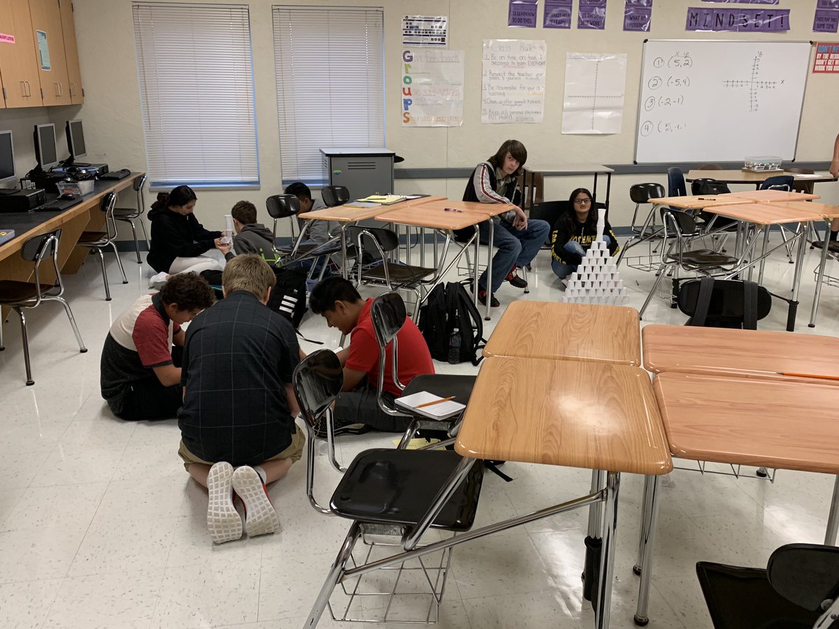 tlwatson2020's tweet photo. First week feel goods. Teaching team work, problem solving, and a whole lot of standards. 💪🏼 #modelenthusiasm #modelgrowthmindset #buildingacollaborativeculture #theywerelearning #andtheydidntevenknowit #MMSLions #ALLInMartin https://t.co/03JiySq4QU