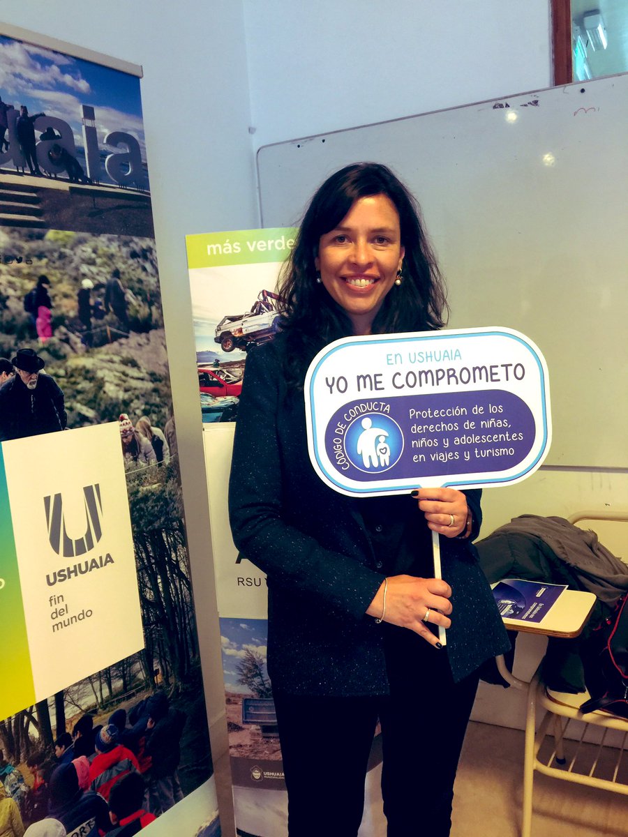 LucyVilte1's tweet photo. Gracias a la Mujicipalidad de Ushuaia por la invitación a participar de una enriquecedora Jornada de #TurismoSostenible donde compartimos nuestro trabajo en @PostadePurma Adherimos además a la campaña de protección de niñ@s https://t.co/TKC1AYcixv