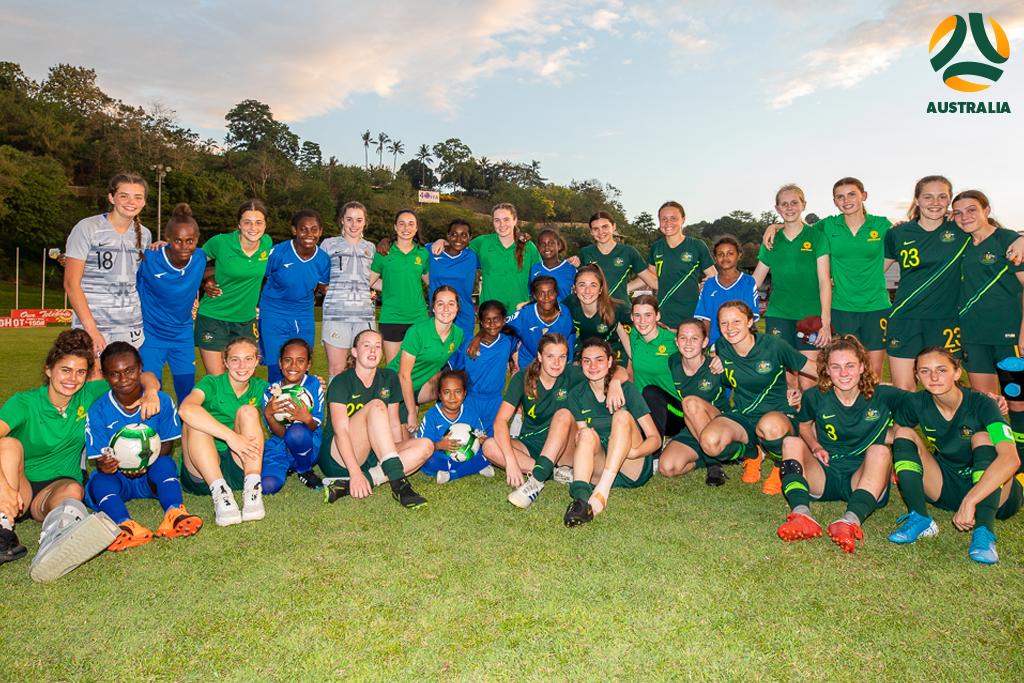 TheMatildas's tweet photo. Thank you, Solomon Islands! 🇦🇺🇸🇧

The amazing #PacificStepUp Tour comes to an end in Honiara. https://t.co/OyoNzUd7xT