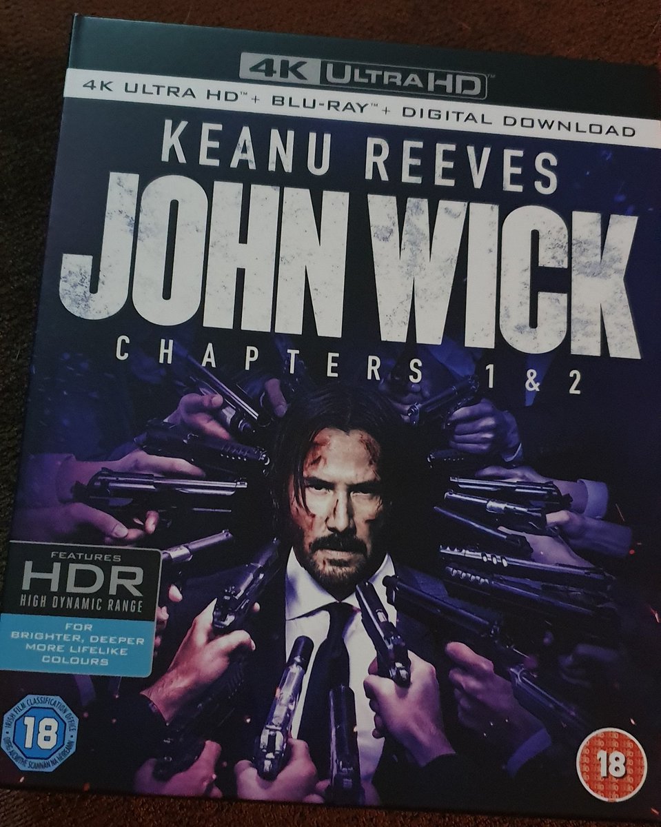 Just watched the first #JohnWick watching the 2nd in the morning. Best action movie I have seen in a long time. Loved it😁 #keanureeves