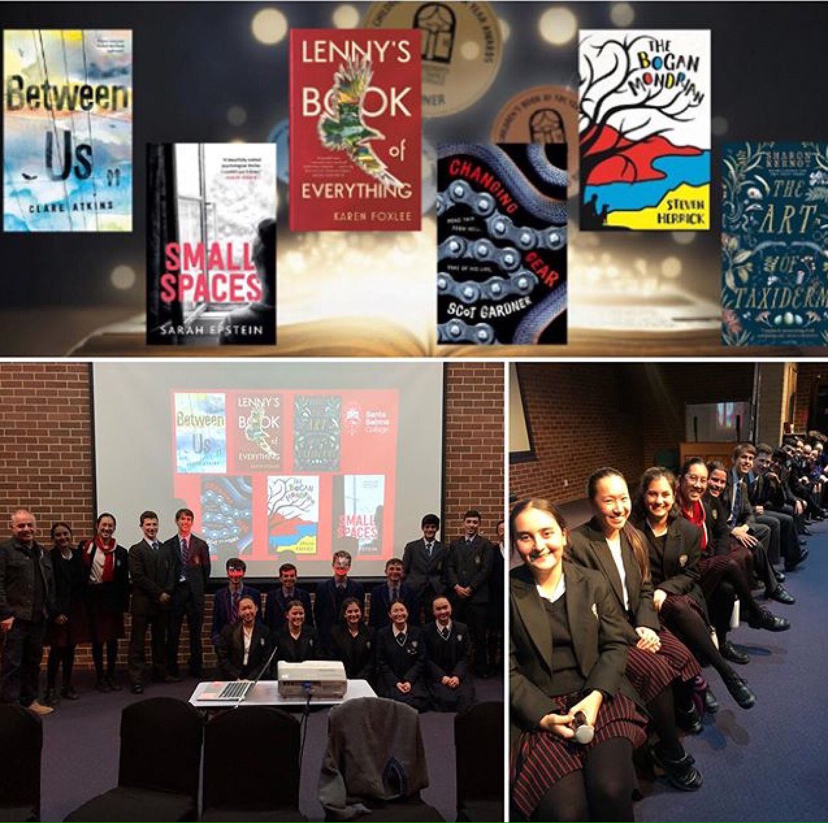 SSCLibrary1's tweet image. Great insights and discussion from all the students about the 2019 CBCA Shortlist. Thanks Paul! @SSCommunicate instagram.com/p/B1ItSwkA4Mi/
