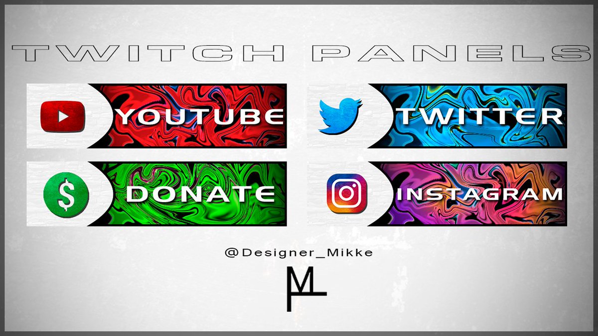 Para empezar con mi vuelta a diseñar, pues comienzo con estos <a href="/TwitchES/">Twitch ES</a>  Panels, asi que ya sabes si quieres unos para tu canal de twitch pues Md