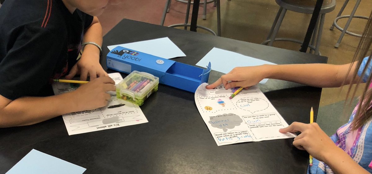 HCSD_Fine_Arts's tweet photo. 6th Grade Fine Arts Classes at Bridgeport are off to a great start! @BPPrincipalHCSD @BPAssistantP @BigBlueOrch @Hamilton_BPE #BigBlueOnTheMove #BackAtTheBlue #heARToftheBlue https://t.co/VeXQxSmWyq