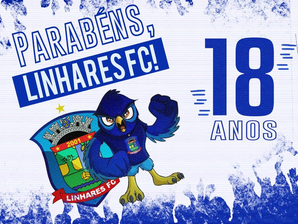 linharesfc_'s tweet photo. 🥳 Linhares FC - 18 anos 🦉💙
E até que enfim chegamos à maioridade! São 18 anos levando as cores de Linhares para os quatro cantos do Mundo. 2019 entrou para a história da Coruja Azul, pois marca a nossa volta à elite do futebol capixaba.
#AvanteLinhares #LinharesFC #18anos https://t.co/SEeMPlGpJ0