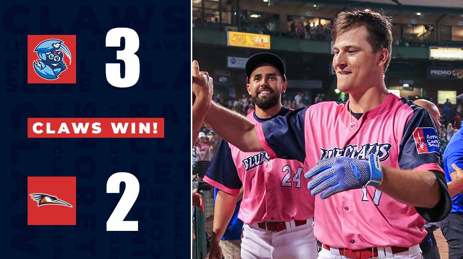 BlueClaws's tweet photo. You can't beat a win like this - Pelletier wins it on a walk-off home run in the 9th. https://t.co/dsejSDPD0z https://t.co/lThB0ttRc4