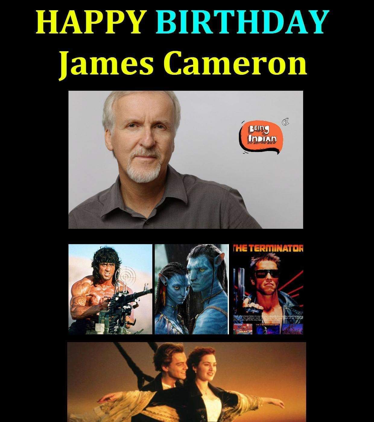  BIRTHDAY TO JAMES CAMERON. 