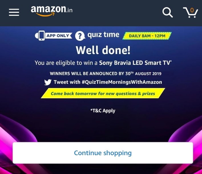 getchandramohan's tweet photo. #Quiztimemorningswithamazon https://t.co/mThvN995eN