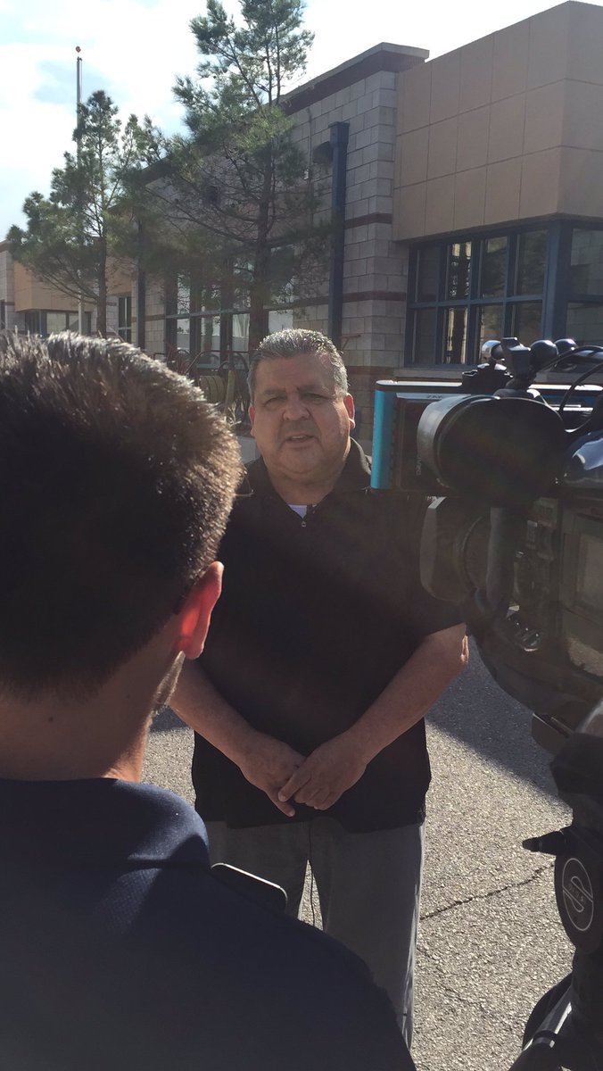 IAFF_L51's tweet image. Joe Tellez talking with #KFOX about #IAFF peer support team visit and resources available to the fire department and their members #local51 #EPFD #ElPasoStrong