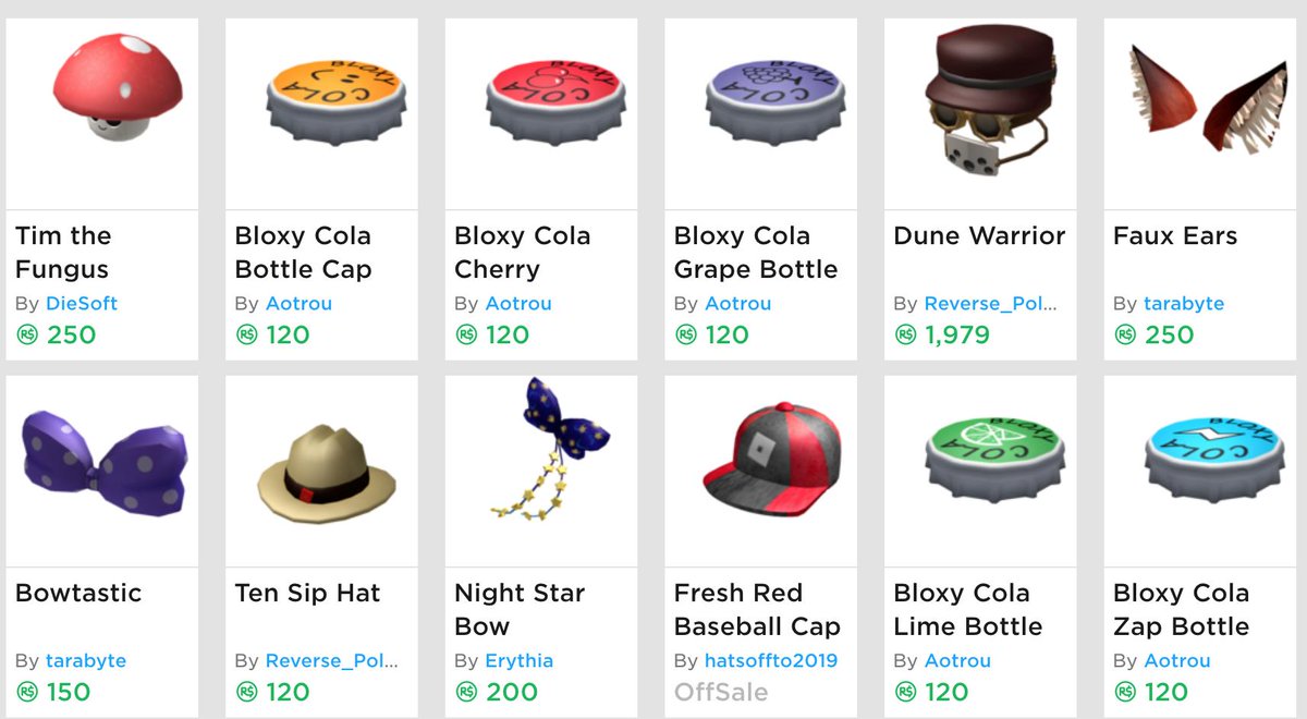 Mas On Twitter Roblox Started Releasing Rdc Ugc Hats Today - cola id roblox