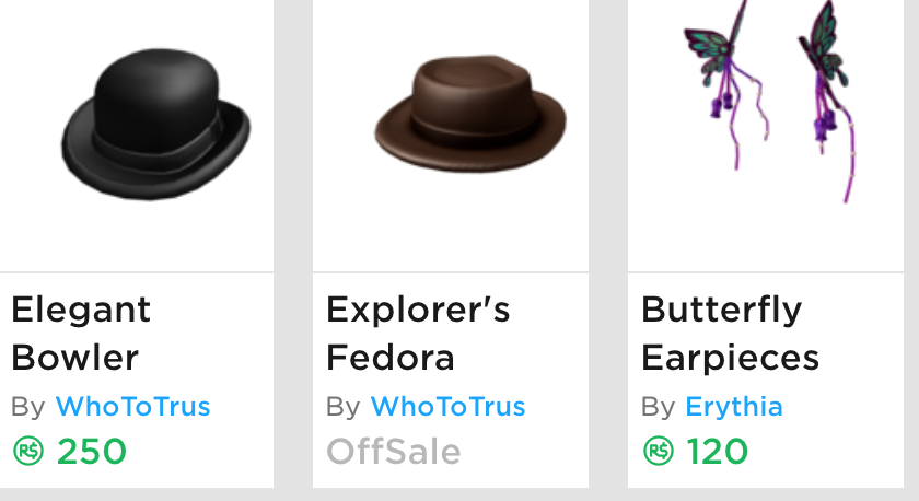 Rare Roblox Hats