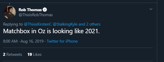 ThisisKirstenC's tweet image. Ok  so it&apos;s  tme  to  start saving  Aussies for  the  @MatchboxTwenty  Tour  in Feb  2021 ( that&apos;s not the actual date ) 😂

LOL ,  Im just trying to get it  closer to  2020  
@ThisIsRobThomas     lets lock it in  my friend 😂🙏🥰

#savesavesave