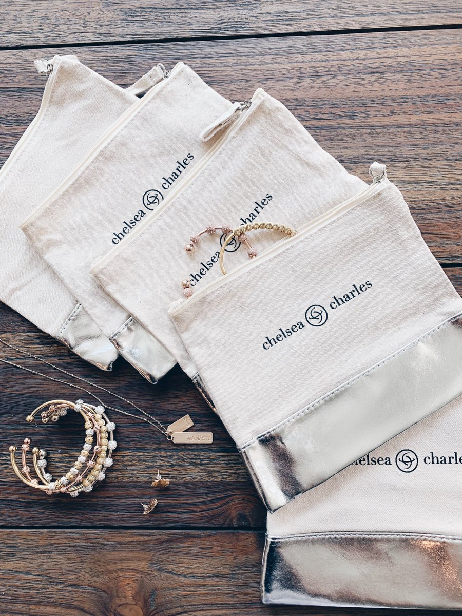 Thrilled with my new branded jewelry pouches designed at Custom Ink Charlotte! If you are in the CLT and need custom activewear, promo products, etc. I highly recommend. Learn about their new location and easy design process HERE: bit.ly/2H8u88Q  #custominkcharlotte #ad