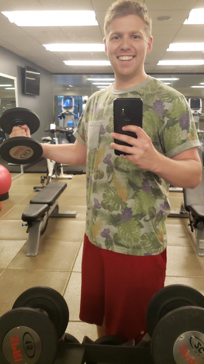 shafanator's tweet photo. Absolutely crushing the gym at @HiltonHotels 10/10 stay https://t.co/IAjP5mDyWl