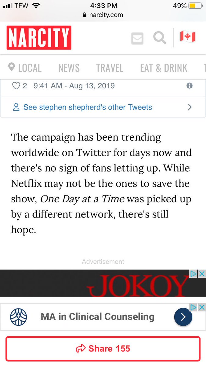 RENEWTHEOA2's tweet photo. Ayeee this made it into an article!! 🥳 #TheOAisReal https://t.co/Z7QB7GMGPV