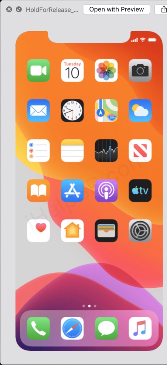 SoloiPhone's tweet photo. Según lo vieron en el #ios13beta7 , vean Holdforrelease , fecha 10 Septiembre porque cae Martes , típico día cuando Apple hace su Keynote , será el día? 🙄🤣 https://t.co/iVZbe3rUey