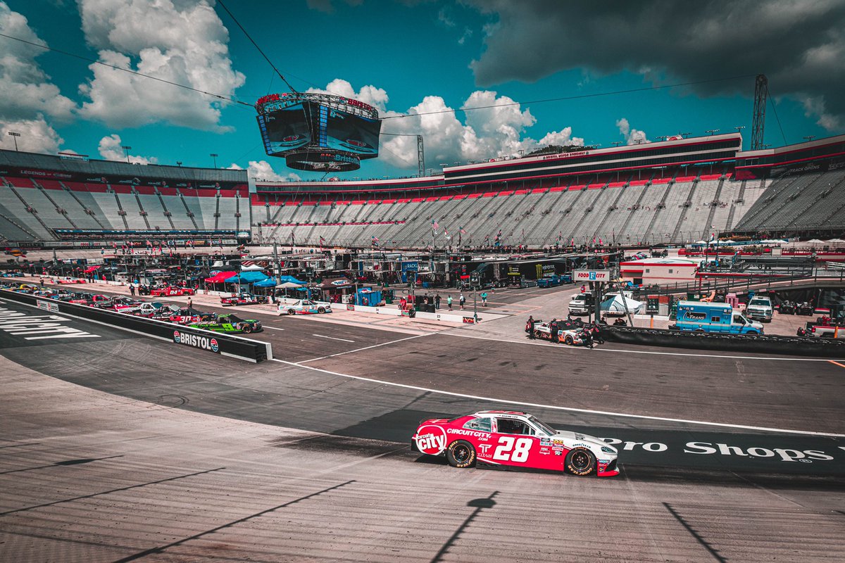 Excited to be back at the track. We have a lot of work to do before qualifying but we are ready. Our @TamronUSA <a href="/CircuitCity/">Circuit City</a> <a href="/ToyotaRacing/">ToyotaRacingusa2</a> Supra will return to the track tomorrow for qualifying at 4:05 #NASCAR #NXS #FOODCITY300