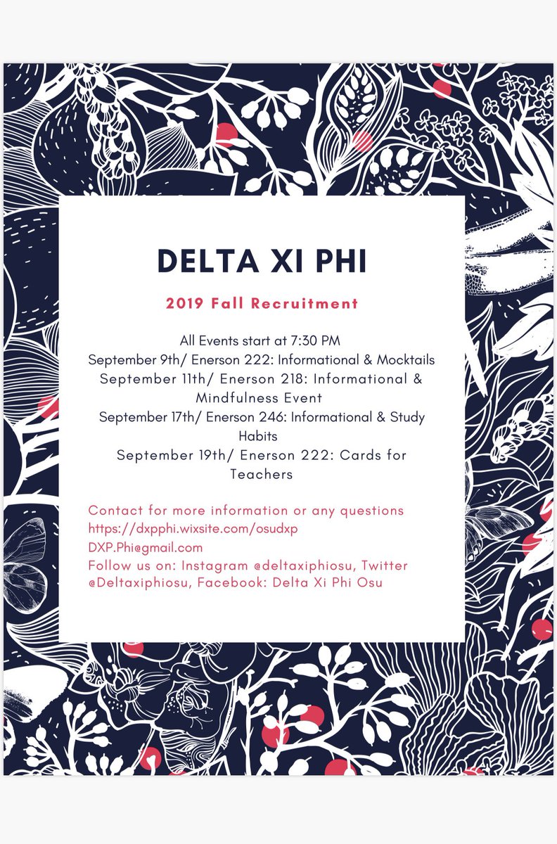 DeltaXiPhiOSU's tweet photo. Hope to see you all there! https://t.co/EQMDHSCCLA