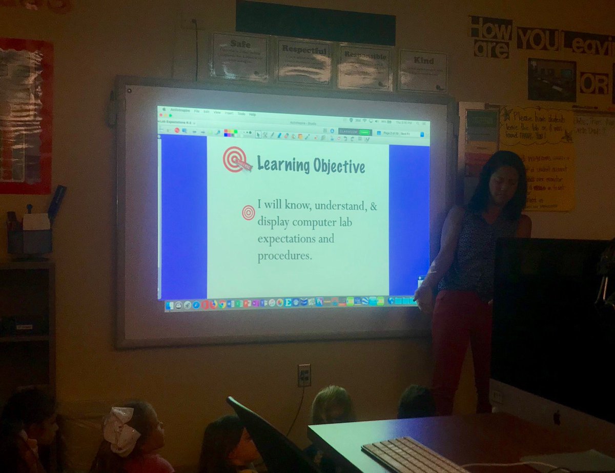 OPS_Saddlebrook's tweet photo. Mrs. Steele rocked her lesson today!  She started with the learning target, which focuses students on what they are learning for the day.  It gives them a goal to work towards!  Way to go!  #goalseveryday #Opsproud https://t.co/pvQIEKHzSU