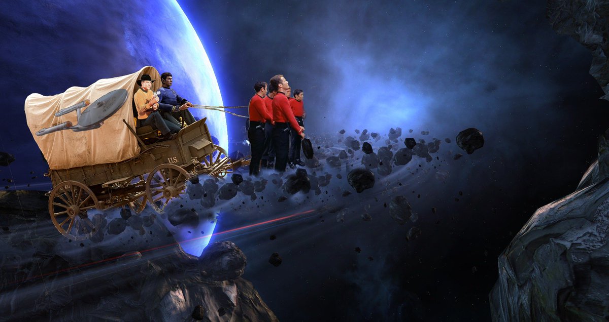 Paleonut_'s tweet photo. Item 78: The Enterprise wasnโt the only vehicle in the not-so-final frontier. Show us Star Trek covered wagons. Tweet your image to @WilliamShatner with the message โAdmit it, Bill. This is how you really voyaged.โ ย
#GISH #GISHWin #TeamForShtzAndGiggles @GISH https://t.co/yAZnXjAN9s