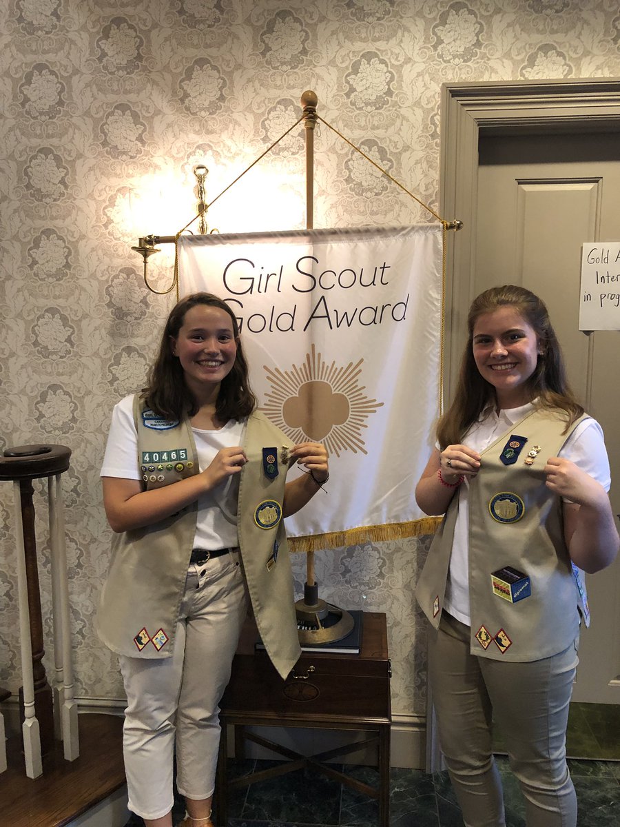 So proud of @sarahmartin742 and Alayna Smith for earning their #girlscoutgoldaward last night! Way to go girls! So proud of all of your hard work! @girlscoutsp2p