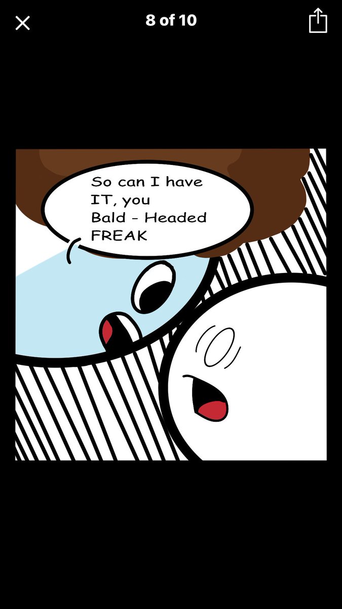 lokolatte's tweet photo. I hope you guys enjoy this new comic I made (part 3?)
-
-
-
-
#comics #comicz #newcomics #artist #animator #sketch #drawing #follow #draw @theodd1sout #lmao #lmfao #lol https://t.co/jW6iSruX1c