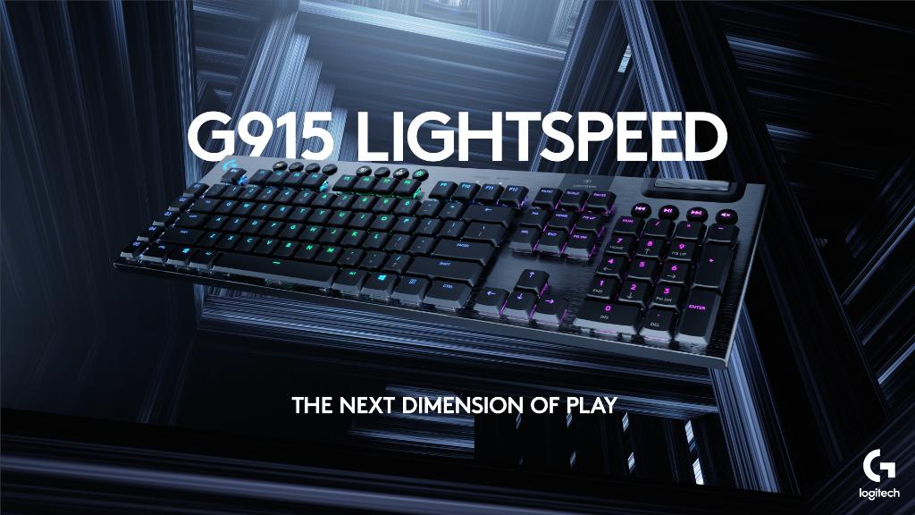 LogitechG's tweet photo. ✅ LIGHTSPEED wireless- pro-grade wireless performance 
✅ Low profile mechanical switches in Tactile, Linear, and Clicky 
✅ LIGHTSYNC RGB lighting
✅ Aluminum top case in sleek and ultra-thin design

#PlayAdvanced in the next dimension with G915 https://t.co/7rVoFlb6Ut https://t.co/JJGzS80rqp