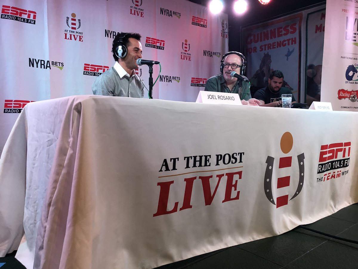 AtThePostLive's tweet photo. First on our 5th show of the season, Joel Rosario! #AtThePostLive https://t.co/nG9nsouuSX