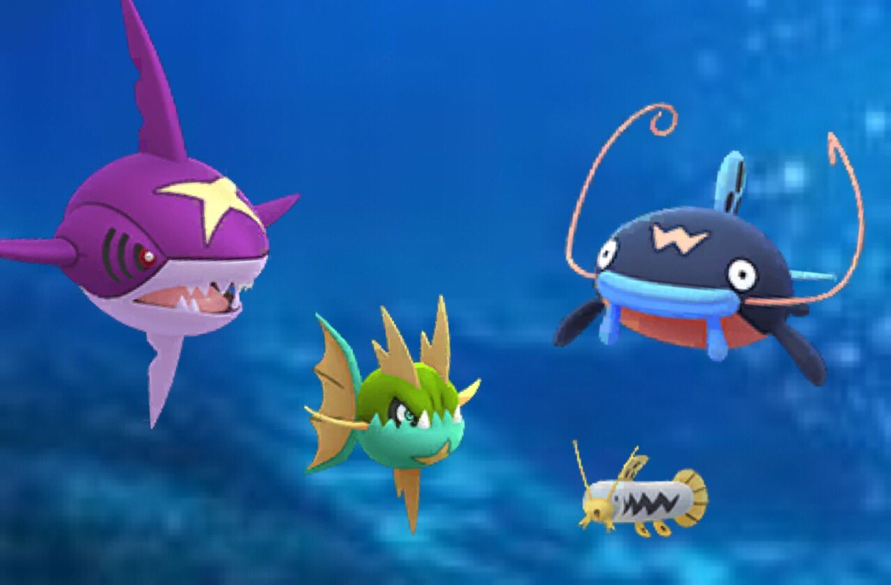 Twitter 上的 Onepoke キバニアやドジョッチなどの色違いカラーはこのような感じ ポケモンgo キバニア ドジョッチ サメハダー ナマズン T Co Rkquvw7jlw Twitter