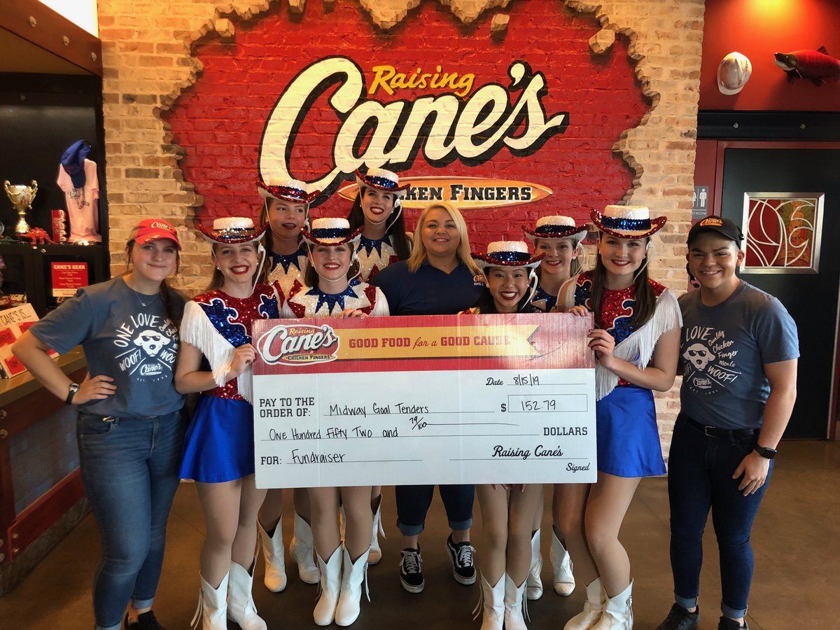 midwaydance's tweet photo. Thank you Cane’s!! https://t.co/A8Gj9QhwQi