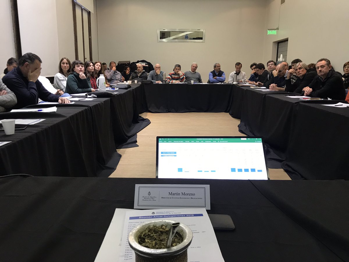 morenomartinf's tweet photo. Día 1, 40 delegaciones y el equipo de BA reunidos para capacitarnos a primer nivel!!
#saocom #EMA #Mapadecultivos #proyeccionderendimiento #operativofina1920 logros y desafíos 2030! https://t.co/ttMljoBZv6