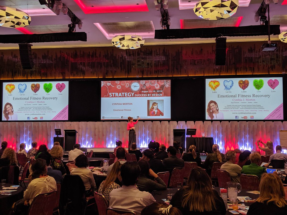 pdn_au's tweet photo. How is your emotional fitness? @CynthiaMorton shares her incredible story and wisdom in our Day Two opening of #pdnau #pdnconference https://t.co/fyMytgCqv2