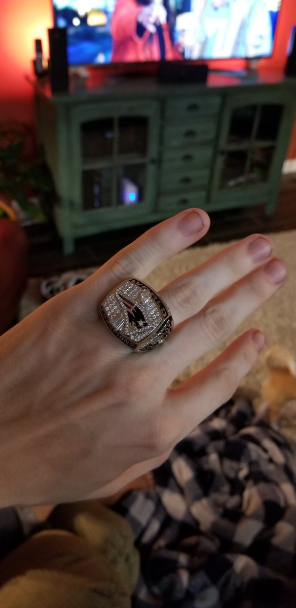 DHS_Morning's tweet photo. How do yall like my superbowl ring? https://t.co/hQd1LpdOoF