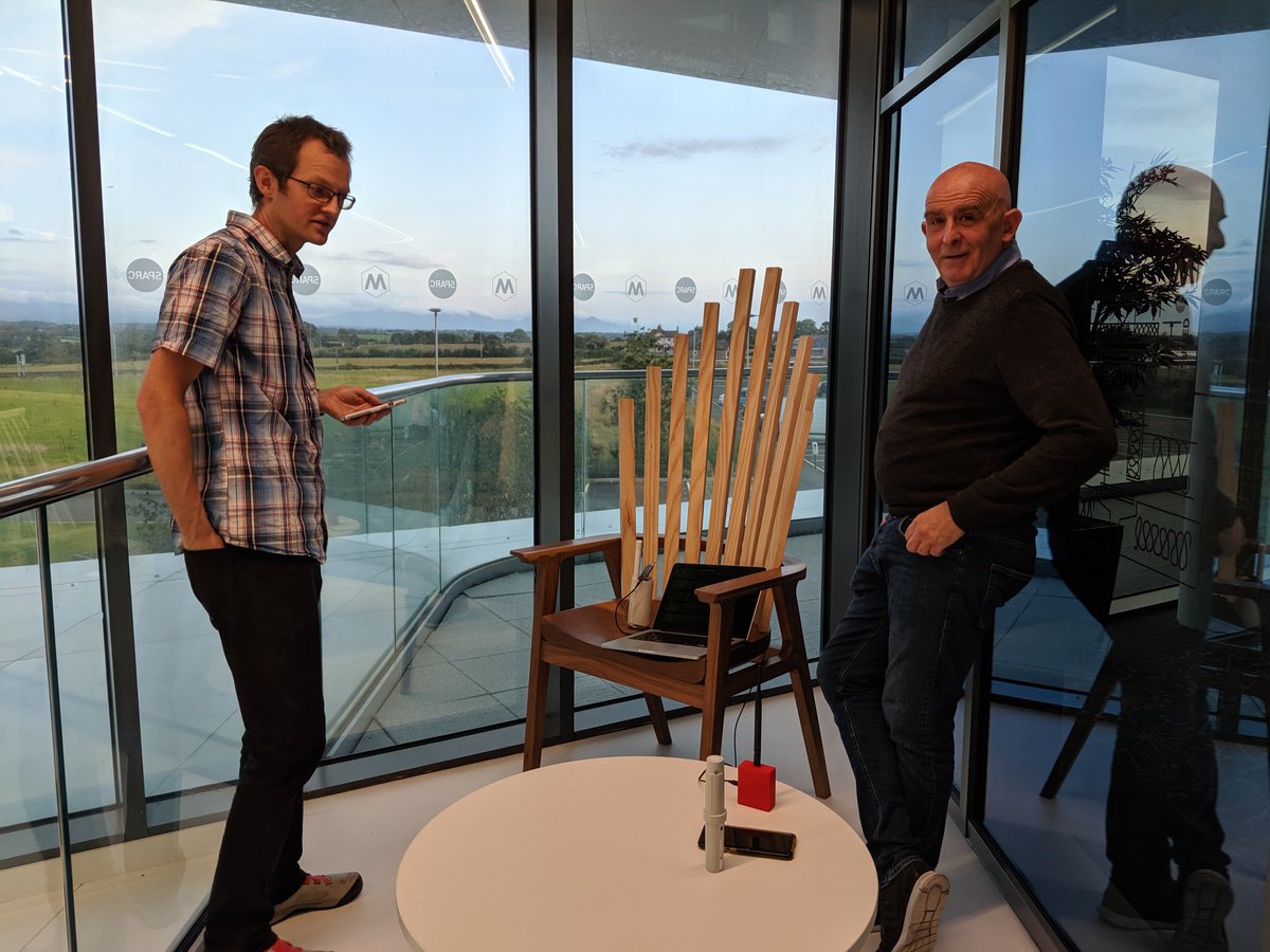 carwynedwards's tweet photo. While everyone else was learning #cybersecurity skills at the @northwalestech @CyberWales workshop, @m0untainpenguin and @JohnCassidyGB where busy building a 6 node, 16km LoRa #pymesh network with @pycomIOT equipment upstairs in @M_SParc :) #yoiot
More on the #cunningplan soon! https://t.co/ksQuHRC6We
