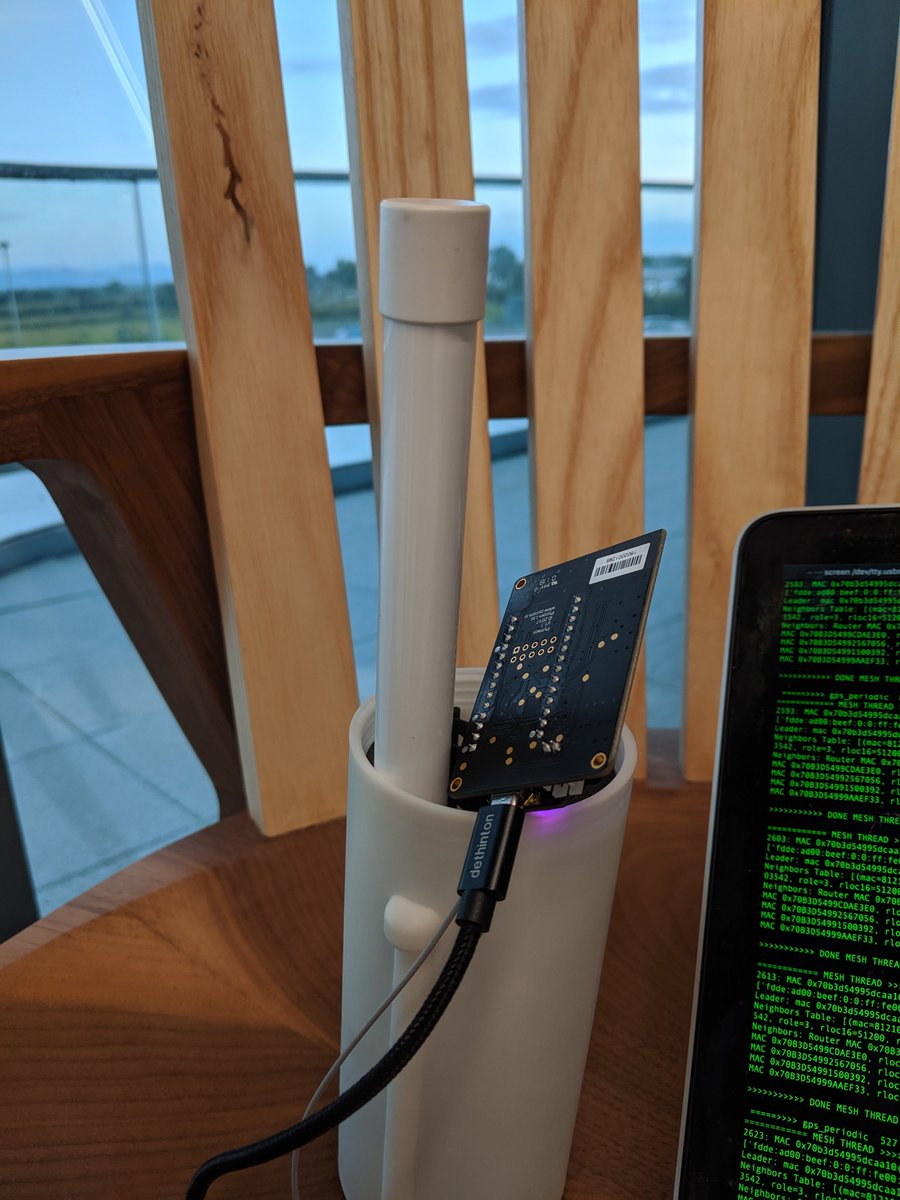 carwynedwards's tweet photo. While everyone else was learning #cybersecurity skills at the @northwalestech @CyberWales workshop, @m0untainpenguin and @JohnCassidyGB where busy building a 6 node, 16km LoRa #pymesh network with @pycomIOT equipment upstairs in @M_SParc :) #yoiot
More on the #cunningplan soon! https://t.co/ksQuHRC6We