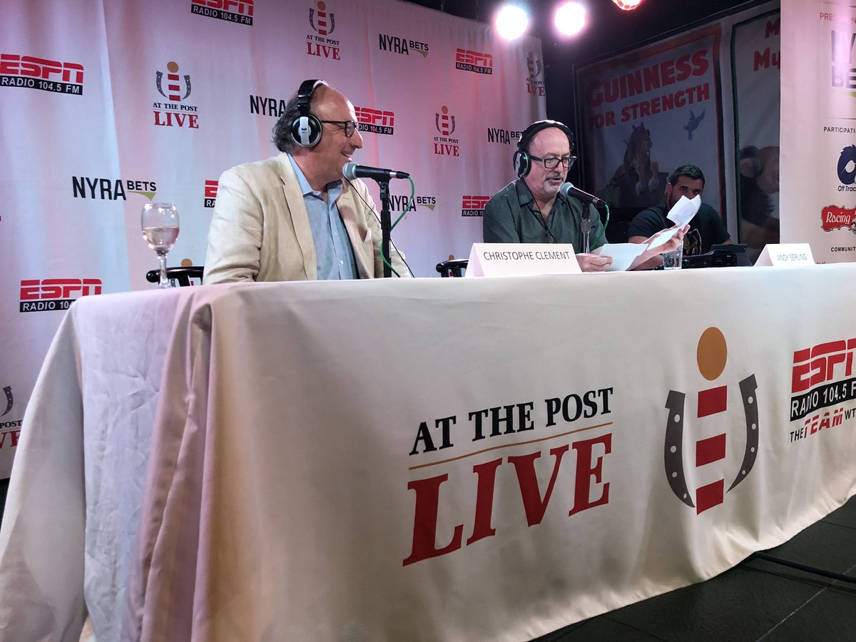 AtThePostLive's tweet photo. Christophe Clement is up next!! #AtThePostLive https://t.co/iDu0sNWb6o