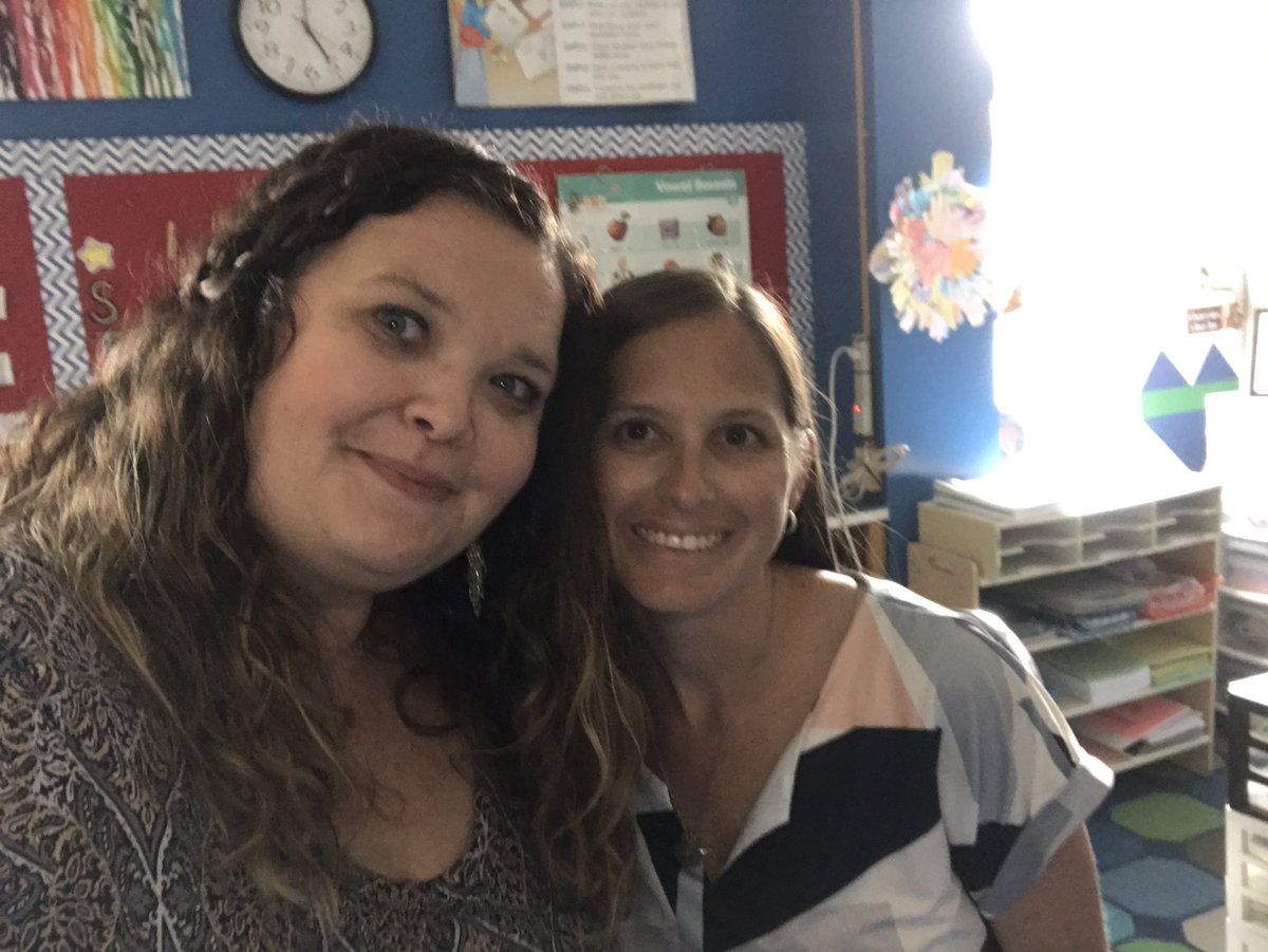 TeamMossRBE's tweet photo. So thankful that we get to work together every day. It makes us better teachers! Here’s to another year!! #fdos2019 #BestYearYet2019 #coteaching #CPSBest https://t.co/6UWlx7JXju