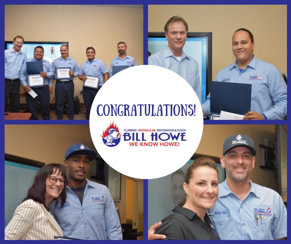 BHowePlumbing's tweet photo. Congratulations to Sam, Carlos, Carlos Jr., Thomas, Kenneth, Brandon and Martin on being July's Bill Howe company award winners! You make us so proud! #BillHowe #SanDiegoPlumber #SanDiegoHVAC #SanDiegoContractor #SanDiego #CompanyPride https://t.co/s3iFoJTsQD
