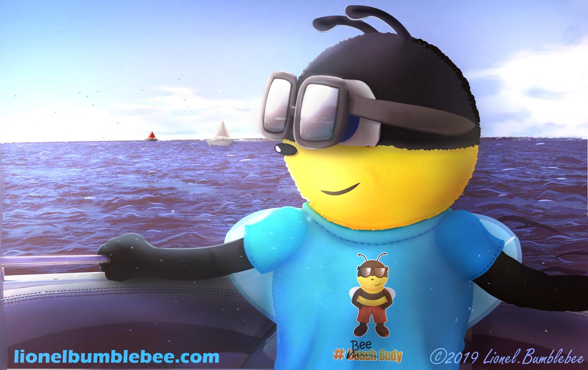 lionelbumblebee's tweet photo. Lionel is sailing in style this Summer with his "Bee Body Tee". Visit our web store for more Lionel exclusive t-shirts, bags, and accessories. https://t.co/FWV2PcL2pG
⛵️⛵️⛵️ 
#Summer #beach #ocean #boat #fashion #tshirts #merchandise #style #bee #bumblebee #fun #art #digitalart https://t.co/2ZZVLiVh87