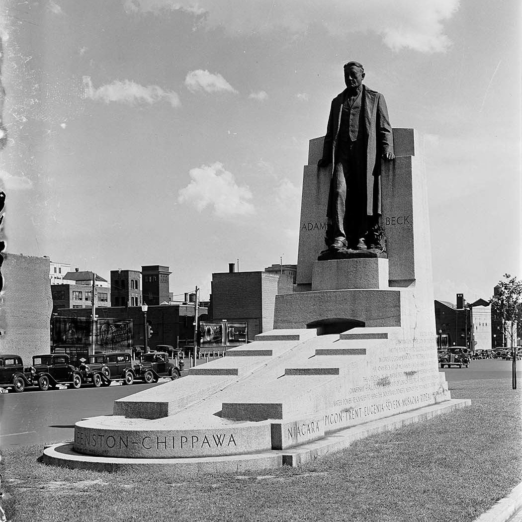 Toronto Railway Museum On Twitter Aug 15 1935 The Sir Adam Beck Monument Is Unveiled On University Avenue South Of Queen Street Ten Years To The Day After His Death Beck Was