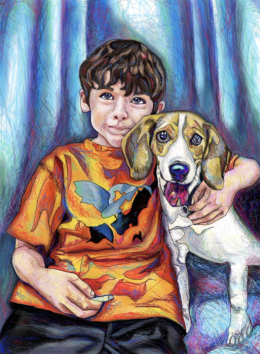 NeFaces's tweet photo. Boys best friend ❤️❤️ #hashtag #Beagle #dogs #drawing #Digitaldrawing #art #fancyfacesne #fancyfacesofnewengland #Boston #Massachusetts #NewHampshire #NewEngland #Autodesksketchbook #artistoftwitter https://t.co/Txw6f3w6mf