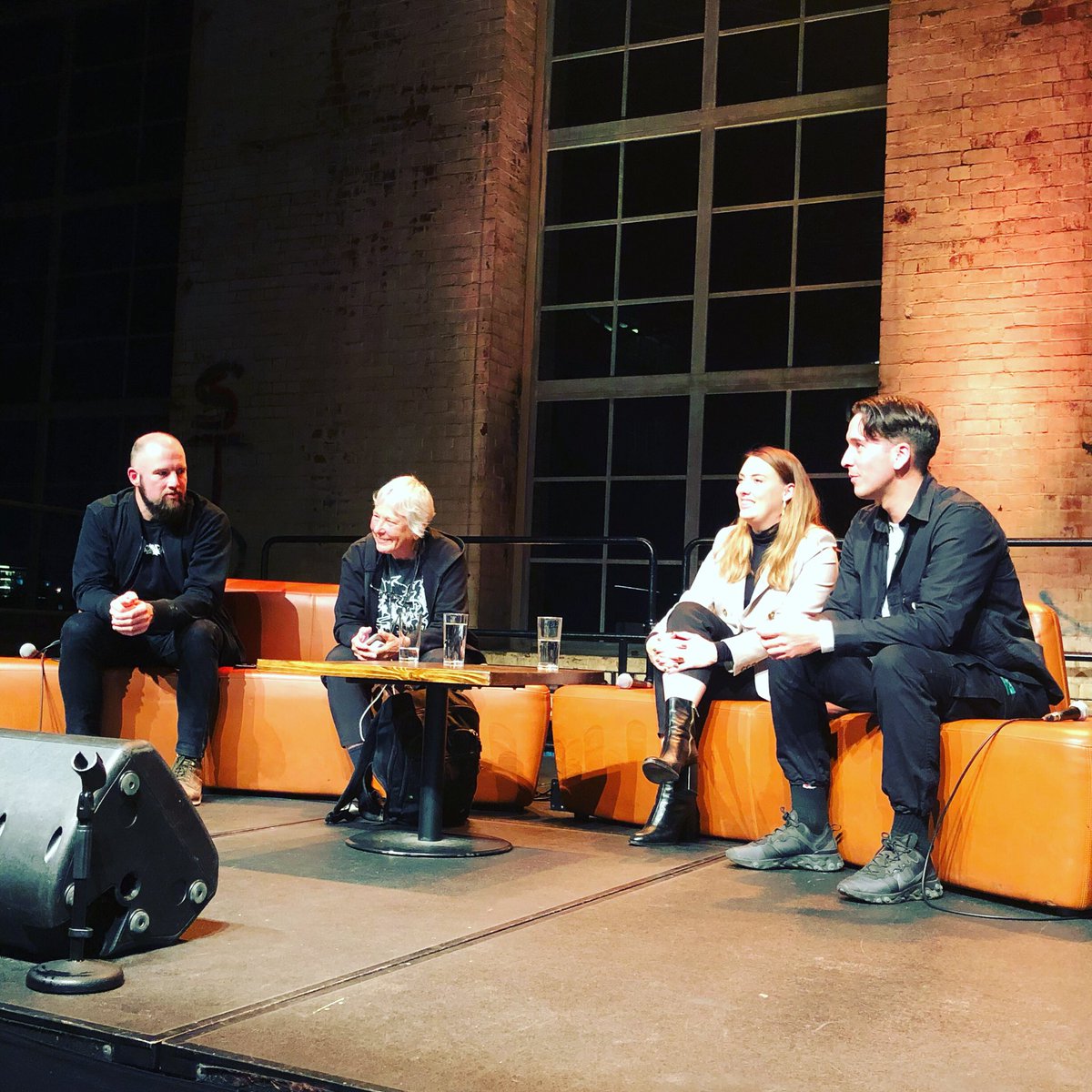 LeBronFardon's tweet photo. Martha Cooper in conversation last night @bris_powerhouse such an influential photographer, social commentator, anthropologist, capturing ephemeral street art, make sure u see her free exhibition on now and the see the doco in cinemas soon @marthathemovie https://t.co/pn18dBCvRZ