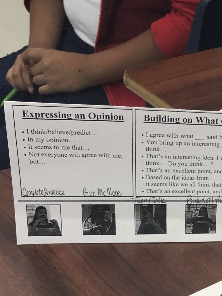 Kevallie77's tweet photo. If you are not using sentence frames, you are missing out on powerful instruction! The look on my students’ faces said EMPOWERMENT! @GISD4ELLs @Bussey_Owlets @BusseyAVID @AVIDExcel https://t.co/GZle36HBT6