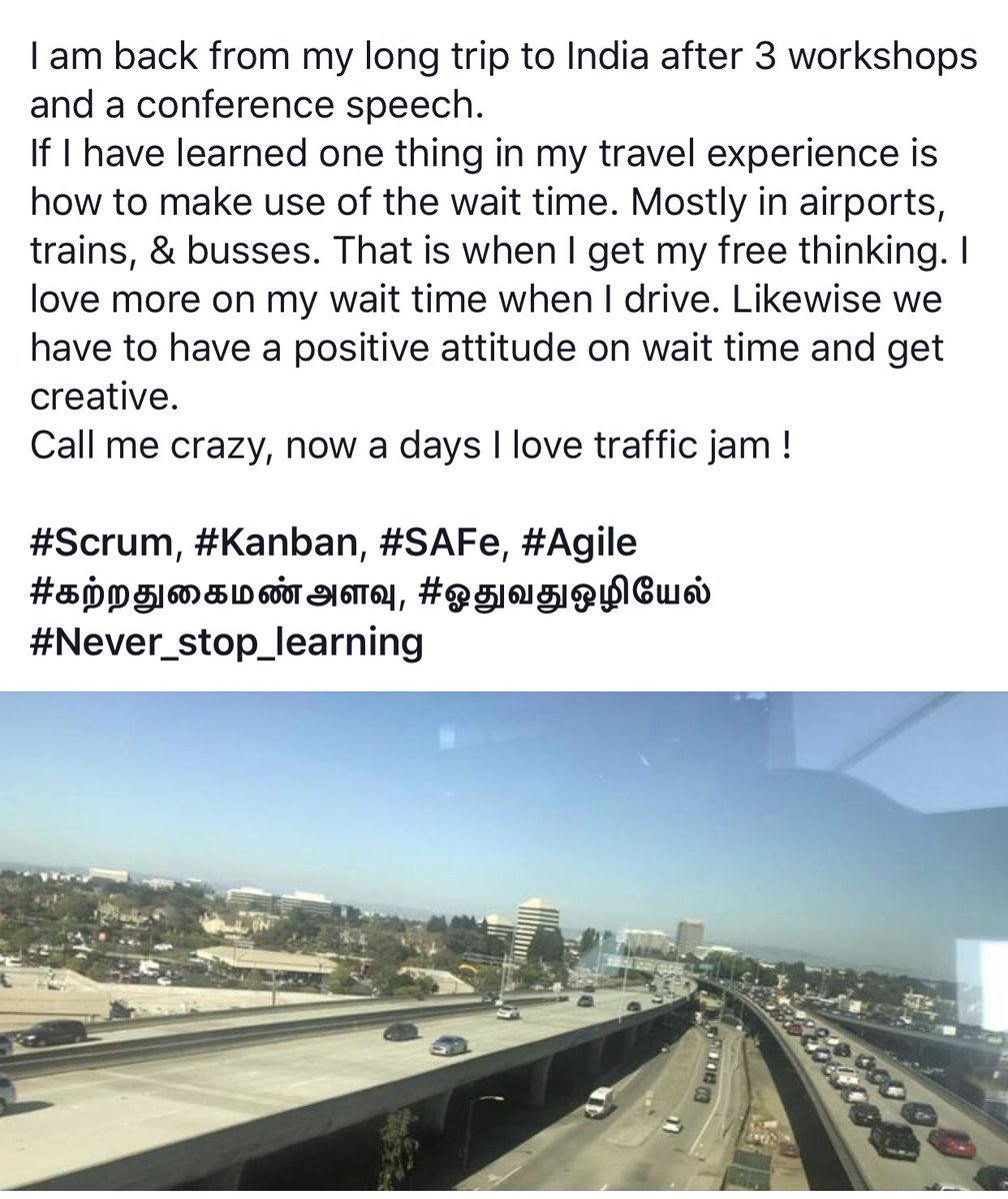 alagusugi's tweet photo. Aug 15, 2019 - “Loving Agile living” series
#WaitTime

#Scrum, #Kanban, #SAFe, #Agile
#கற்றதுகைமண்அளவு, #ஓதுவதுஒழியேல்
#Never_stop_learning https://t.co/U32bpi7taX