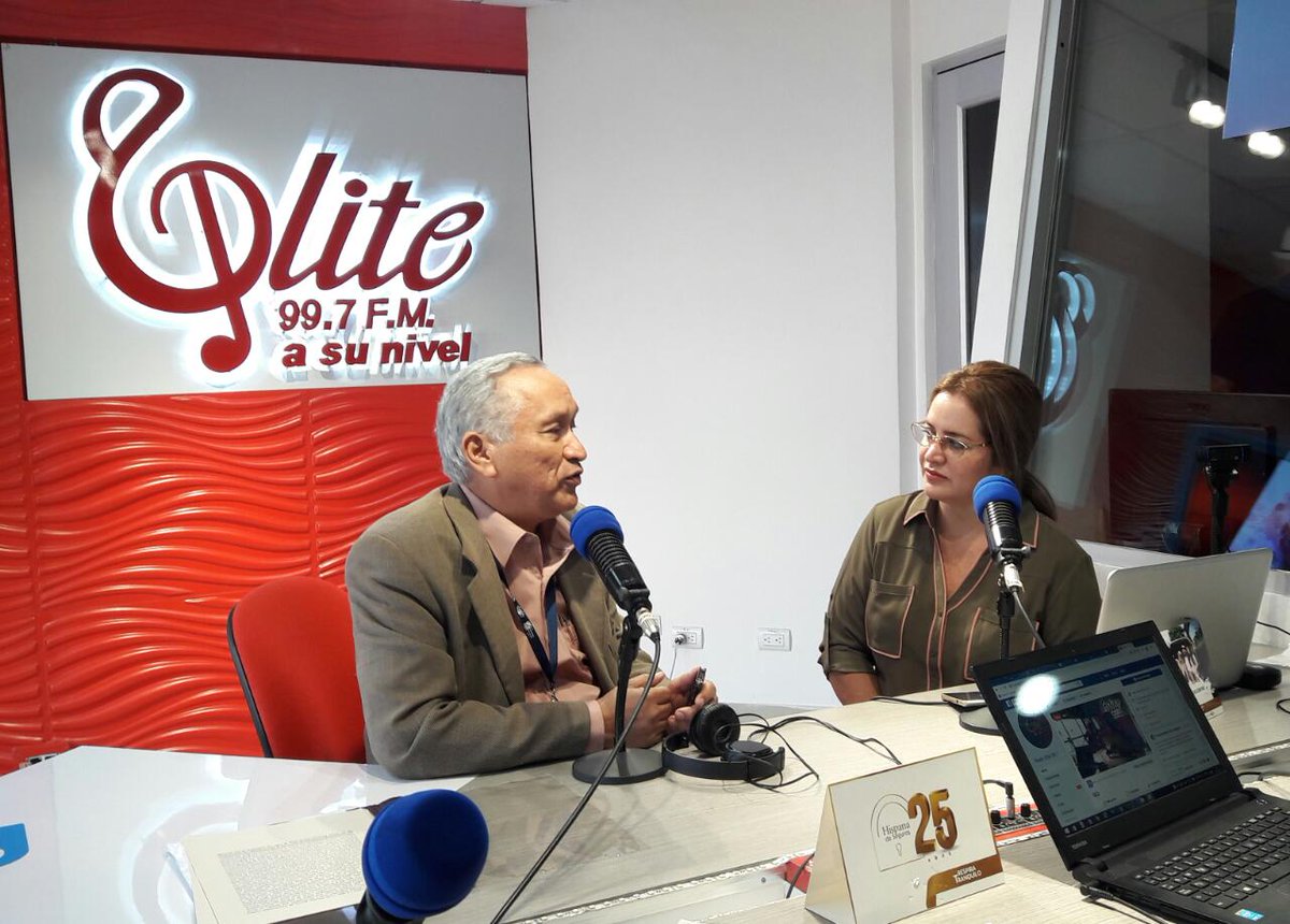 eduardostay's tweet photo. Hoy mantuve una amena conversación con periodistas de radio #EliteFM 99.7 en la que dialogamos sobre el trabajo que realiza el Gobierno Nacional para beneficio de nuestros jubilados #CumplimosConLosJubilados https://t.co/TBWpA38v4E