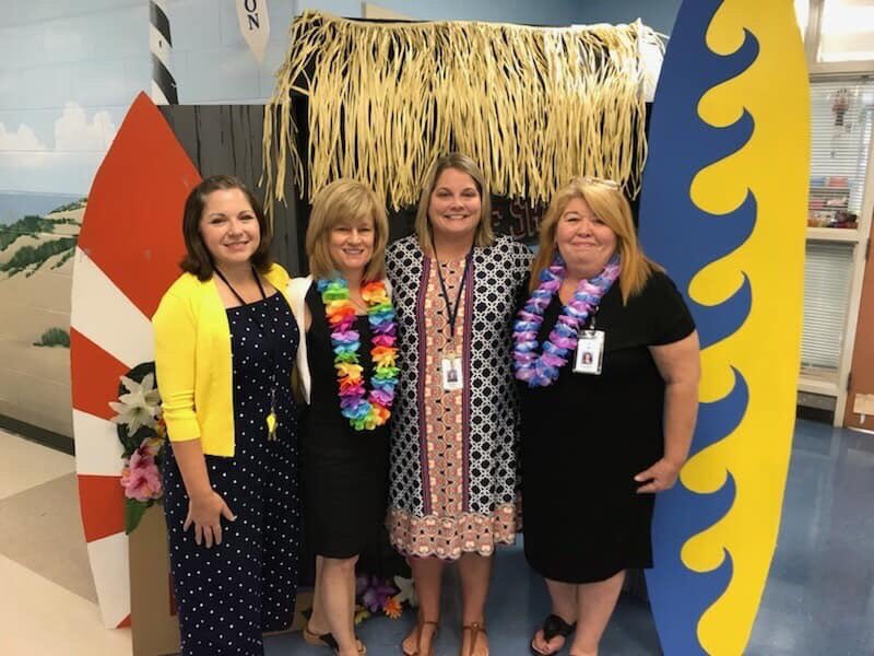 DrHepfner's tweet image. Doby’s Mill’s Learning Luau is ready for the 19-20 school year! #dmerocks #elevatekcsd